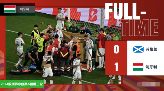 100分钟绝杀!匈牙利1-0苏格兰 匈牙利3分第三 苏格兰1分垫底出局 100分钟绝杀!匈牙利1-0苏格兰 匈牙利3分第三 苏格兰1分垫底出局