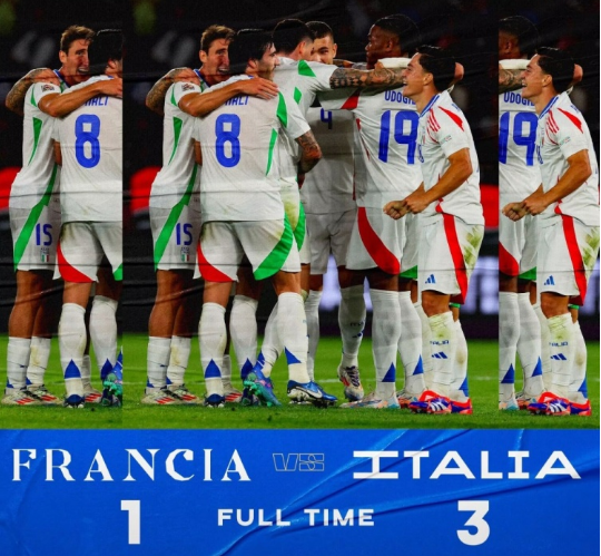 欧国联-意大利3-1逆转法国开门红 迪马尔科破门 欧国联-意大利3-1逆转法国开门红 迪马尔科破门