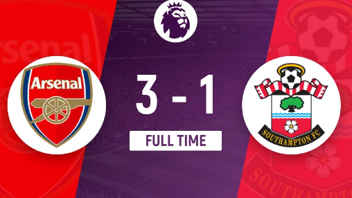 英超-阿森纳3-1战胜南安普顿 哈弗茨马丁建功萨卡1射2传 英超-阿森纳3-1战胜南安普顿 哈弗茨马丁建功萨卡1射2传