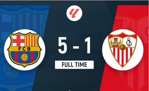 西甲-巴萨5-1塞维各赛事3连胜3分领跑 莱万&托雷双响 加维时隔11个月复出 西甲-巴萨5-1塞维各赛事3连胜3分领跑 莱万&托雷双响 加维时隔11个月复出