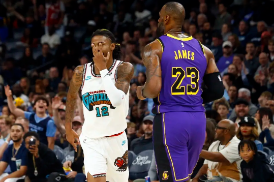 老詹39分里程碑 浓眉伤停 莫兰特20+5 湖人负灰熊 老詹39分里程碑 浓眉伤停 莫兰特20+5 湖人负灰熊