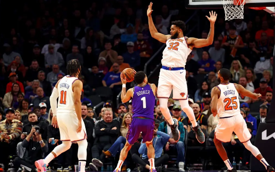 布伦森36+10布克空砍33分 唐斯34分尼克斯138-122送太阳5连败 布伦森36+10布克空砍33分 唐斯34分尼克斯138-122送太阳5连败