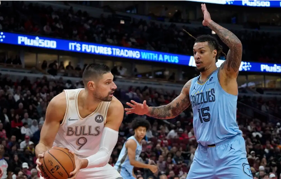 小皮蓬新高30+10 韦尔斯26+6 拉文29分 灰熊8人上双轻取公牛