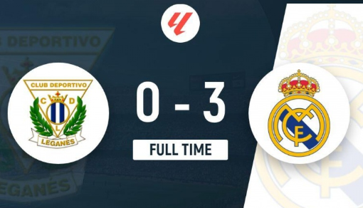 西甲-莱加内斯0-3惨负皇马,姆巴佩、贝林厄姆破门 西甲-莱加内斯0-3惨负皇马,姆巴佩、贝林厄姆破门