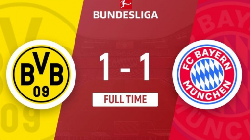 德甲-多特主场1-1战平拜仁,吉滕斯破门,穆夏拉头槌建功 德甲-多特主场1-1战平拜仁,吉滕斯破门,穆夏拉头槌建功