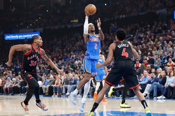 亚历山大25+6杰威27分 霍姆格伦复出雷霆121-109轻取猛龙