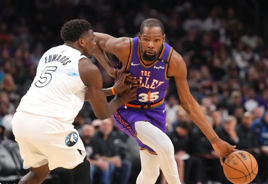 爱德华兹解禁44+5+7 兰德尔复出20+6 KD26+10 森林狼三杀太阳 爱德华兹解禁44+5+7 兰德尔复出20+6 KD26+10 森林狼三杀太阳