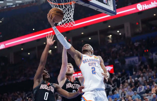 亚历山大51+5+7 谢泼德新高25+5 白魔27+11 雷霆击退残阵火箭 亚历山大51+5+7 谢泼德新高25+5 白魔27+11 雷霆击退残阵火箭