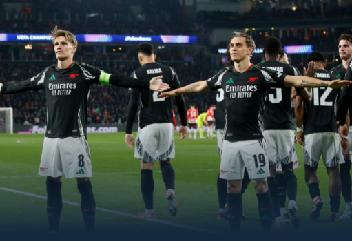 欧冠-阿森纳客场7-1埃因霍温,厄德高2射1传,梅里诺传射 欧冠-阿森纳客场7-1埃因霍温,厄德高2射1传,梅里诺传射