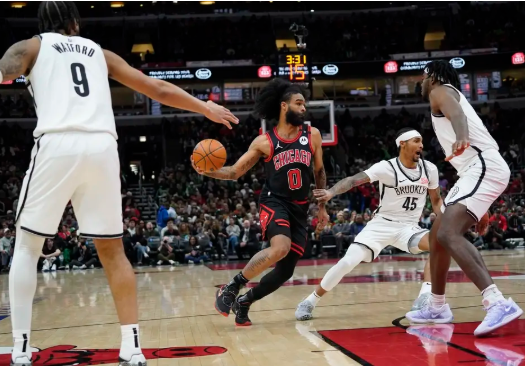 怀特31+7 许尔特连续关键2+1 拉塞尔三分6中0 公牛逆转篮网 怀特31+7 许尔特连续关键2+1 拉塞尔三分6中0 公牛逆转篮网