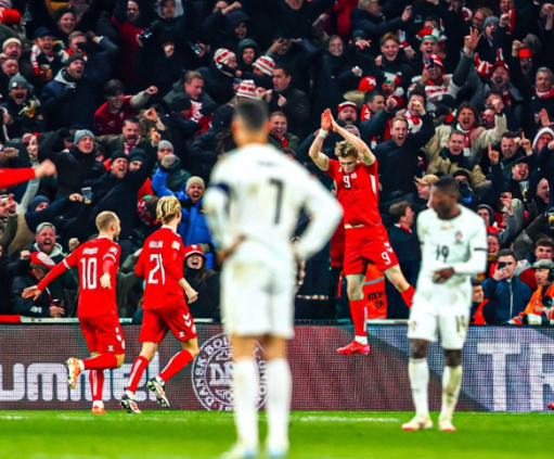 欧国联-丹麦1-0葡萄牙占先机 霍伊伦破门 欧国联-丹麦1-0葡萄牙占先机 霍伊伦破门