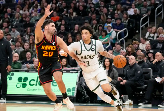 杨19分19助 里萨谢新高36分 字母哥31+9 老鹰大胜送雄鹿4连败 杨19分19助 里萨谢新高36分 字母哥31+9 老鹰大胜送雄鹿4连败