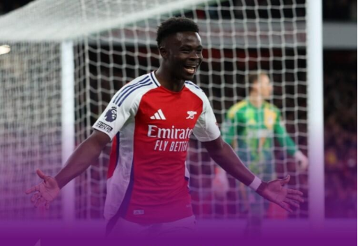 英超-阿森纳2-1富勒姆，萨卡复出破门，加布里埃尔伤退