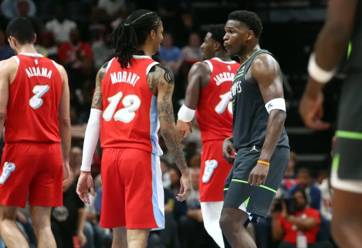 华子44分 莫兰特36+6 森林狼拒逆转卡位战擒灰熊